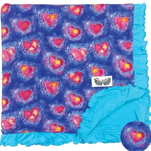Shop All | A Thousand Hearts Ruffle Toddler Blanket - CaringForTots - Professional Baby and Children's Products | Caring for Growth, Caring for Every Moment