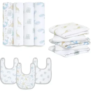 Shop All | aden + anais Essentials Muslin Bundle - Natural History - CaringForTots - Professional Baby and Children's Products | Caring for Growth, Caring for Every Moment