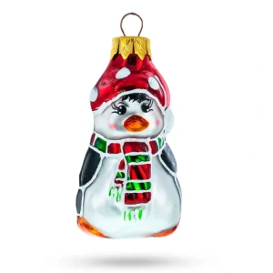 Shop All | Adorable Penguin With Scarf And Hat Glass Christmas Ornament - CaringForTots - Professional Baby and Children's Products | Caring for Growth, Caring for Every Moment