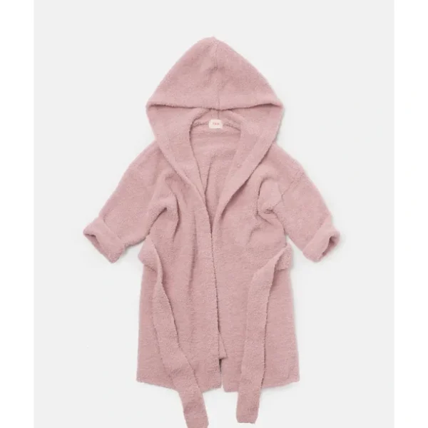 Shop All | 7 A.M. Fuzzy Robe - Ash Rose - CaringForTots - Professional Baby and Children's Products | Caring for Growth, Caring for Every Moment