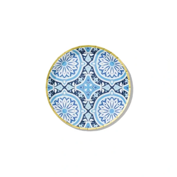 Shop All | Amalfi Blues Small Plates - CaringForTots - Professional Baby and Children's Products | Caring for Growth, Caring for Every Moment