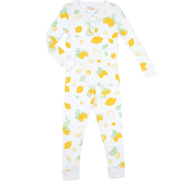 Shop All | Amalfi Lemons Pajamas - CaringForTots - Professional Baby and Children's Products | Caring for Growth, Caring for Every Moment