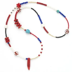 Shop All | Americana Pearl & Gem Necklace - CaringForTots - Professional Baby and Children's Products | Caring for Growth, Caring for Every Moment