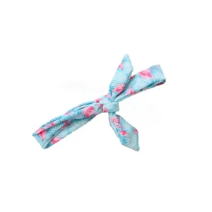 Shop All | Aqua Flamingo Headwrap - CaringForTots - Professional Baby and Children's Products | Caring for Growth, Caring for Every Moment
