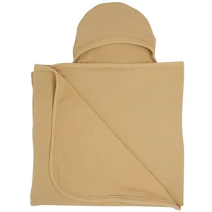 Shop All | Baby Hooded Towel - Straw - CaringForTots - Professional Baby and Children's Products | Caring for Growth, Caring for Every Moment