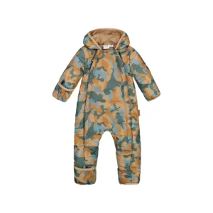 Shop All | Baby Mid-season Quilted One Piece Beige Printed Camo Dinos - CaringForTots - Professional Baby and Children's Products | Caring for Growth, Caring for Every Moment