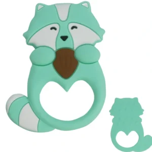 Shop All | Baby Raccoon Silicone Teething Toy - CaringForTots - Professional Baby and Children's Products | Caring for Growth, Caring for Every Moment