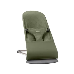 Shop All | BabyBjorn Bouncer Bliss - Woven - Dark Green - CaringForTots - Professional Baby and Children's Products | Caring for Growth, Caring for Every Moment
