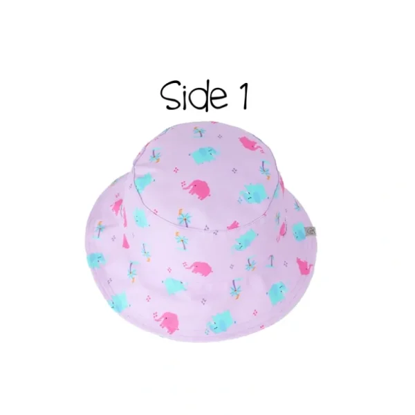 Shop All | Baby/kids Reversible Patterned Sun Hat - Hippo | Elephant - CaringForTots - Professional Baby and Children's Products | Caring for Growth, Caring for Every Moment