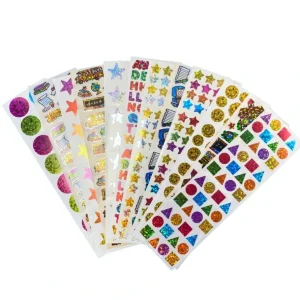 Shop All | Back to School Holographic Sticker Bundle, 12 Sheets - CaringForTots - Professional Baby and Children's Products | Caring for Growth, Caring for Every Moment