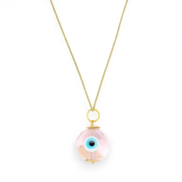 Shop All | Ballerina Evil Eye Pendant Necklace - CaringForTots - Professional Baby and Children's Products | Caring for Growth, Caring for Every Moment