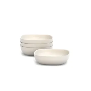 Shop All | Bamboo Solo Salad Bowl - Set Of 4 - Off White - CaringForTots - Professional Baby and Children's Products | Caring for Growth, Caring for Every Moment