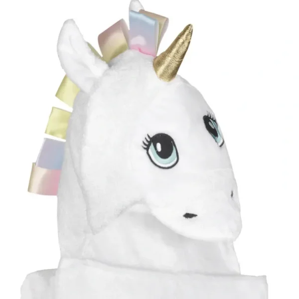 Shop All | Bamboo Viscose White Unicorn Hooded Towel - CaringForTots - Professional Baby and Children's Products | Caring for Growth, Caring for Every Moment