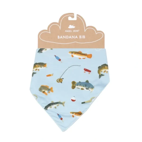 Shop All | Bandana Bib - Fishing - CaringForTots - Professional Baby and Children's Products | Caring for Growth, Caring for Every Moment