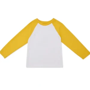 Shop All | Baseball Tee - Ochre - CaringForTots - Professional Baby and Children's Products | Caring for Growth, Caring for Every Moment