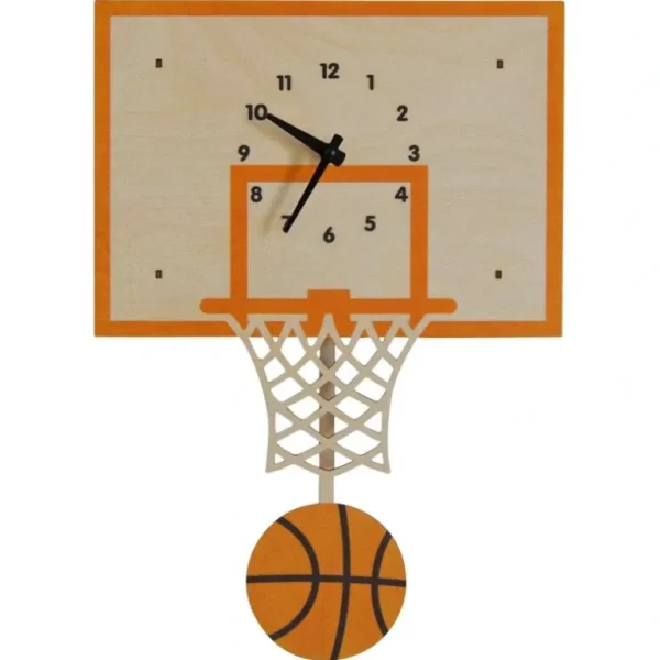 Shop All | Basketball Pendulum 3-D Clock - CaringForTots - Professional Baby and Children's Products | Caring for Growth, Caring for Every Moment