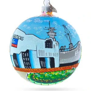Shop All | Battleship Wisconsin At Nauticus, Norfolk, Virginia, Usa Glass Ball Christmas Ornament 4 Inches - CaringForTots - Professional Baby and Children's Products | Caring for Growth, Caring for Every Moment