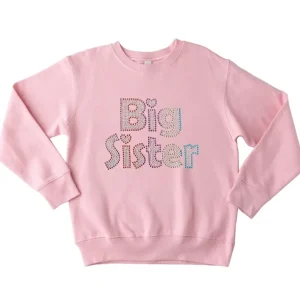 Shop All | Beaded Big Sister Sweatshirt - CaringForTots - Professional Baby and Children's Products | Caring for Growth, Caring for Every Moment