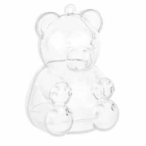 Shop All | Bear Shaped Acrylic Candy Boxes 24 Pack 1.96"x1.77"x2.75" - CaringForTots - Professional Baby and Children's Products | Caring for Growth, Caring for Every Moment