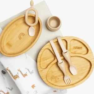 Shop All | Bibado Bamboo Weaning Bundle - Fawn - CaringForTots - Professional Baby and Children's Products | Caring for Growth, Caring for Every Moment