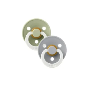 Shop All | BIBS Colour GLOW Latex Pacifiers - Sage + Cloud - 2 Pack - CaringForTots - Professional Baby and Children's Products | Caring for Growth, Caring for Every Moment