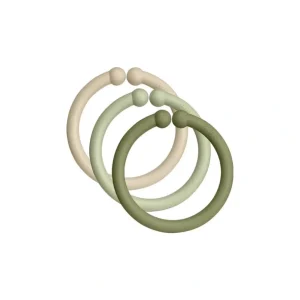 Shop All | BIBS Loops - Olive / Sage / Vanilla - 12 Pack - CaringForTots - Professional Baby and Children's Products | Caring for Growth, Caring for Every Moment