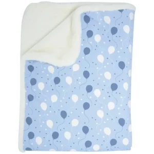 Shop All | Big Kid Fur Blanket - 60 X 40 - Blue Balloons - CaringForTots - Professional Baby and Children's Products | Caring for Growth, Caring for Every Moment