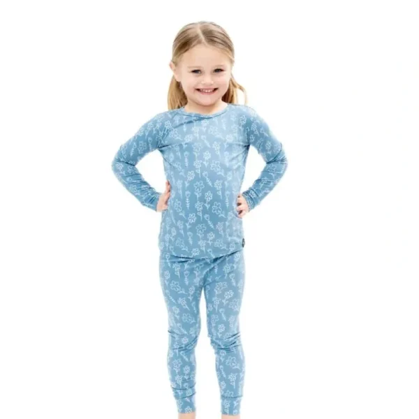 Shop All | Big Kid Pajama - Blue Doodle - CaringForTots - Professional Baby and Children's Products | Caring for Growth, Caring for Every Moment
