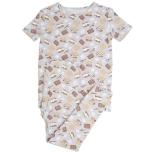 Shop All | Big Kid Pajama S/s - S'mores - CaringForTots - Professional Baby and Children's Products | Caring for Growth, Caring for Every Moment