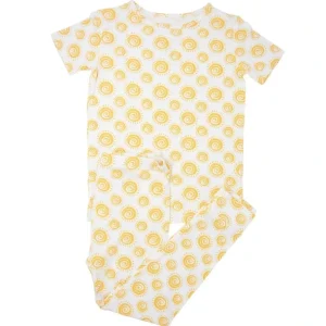 Shop All | Big Kid Pajama S/s - Sunshine - CaringForTots - Professional Baby and Children's Products | Caring for Growth, Caring for Every Moment