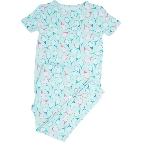 Shop All | Big Kid Pajama S/s - Tennis - CaringForTots - Professional Baby and Children's Products | Caring for Growth, Caring for Every Moment