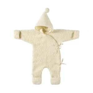 Shop All | BINIBAMBA Merino Sheepskin Snugglesuit - Milk - CaringForTots - Professional Baby and Children's Products | Caring for Growth, Caring for Every Moment