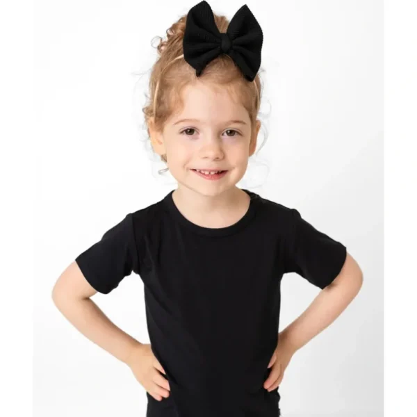 Shop All | Black | Toddler Girl Nylon Bow - CaringForTots - Professional Baby and Children's Products | Caring for Growth, Caring for Every Moment