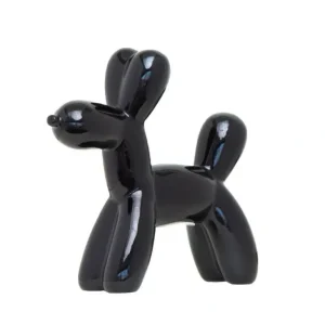Shop All | Black Mini Balloon Dog Bank - 7.5" - CaringForTots - Professional Baby and Children's Products | Caring for Growth, Caring for Every Moment