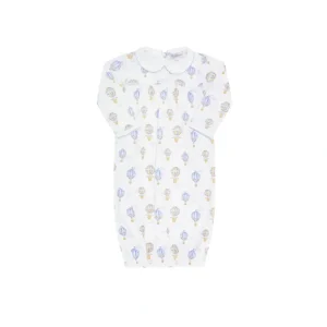 Shop All | Blue Balloons Print Gown - CaringForTots - Professional Baby and Children's Products | Caring for Growth, Caring for Every Moment