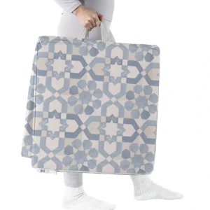 Shop All | Blue Tile Vegan Leather Cover - CaringForTots - Professional Baby and Children's Products | Caring for Growth, Caring for Every Moment
