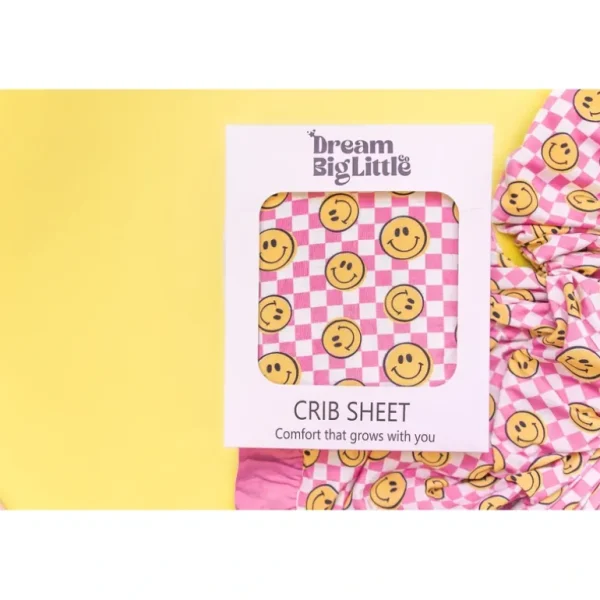 Shop All | Blushin' Checkers Dream Crib Sheet - CaringForTots - Professional Baby and Children's Products | Caring for Growth, Caring for Every Moment