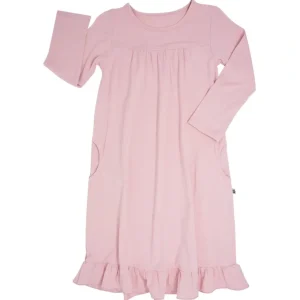 Shop All | Boho Dress - Pink Suede - CaringForTots - Professional Baby and Children's Products | Caring for Growth, Caring for Every Moment