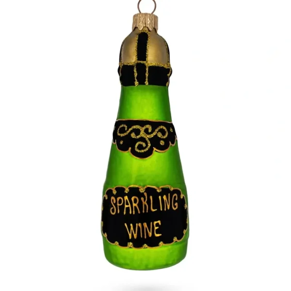 Shop All | Bottle Of Sparkling Wine Champagne Glass Christmas Ornament - CaringForTots - Professional Baby and Children's Products | Caring for Growth, Caring for Every Moment