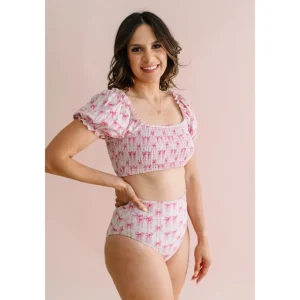 Shop All | Bow Cute Dream Tankini Two Piece Womens Swim Suit - CaringForTots - Professional Baby and Children's Products | Caring for Growth, Caring for Every Moment
