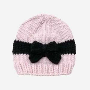 Shop All | Bow Hat, Baby Pink/black - CaringForTots - Professional Baby and Children's Products | Caring for Growth, Caring for Every Moment
