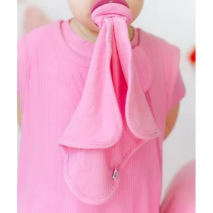 Shop All | Bubblegum Rib Dream Lovey - CaringForTots - Professional Baby and Children's Products | Caring for Growth, Caring for Every Moment