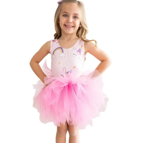 Shop All | Bubblegum Unicorn Tank Tutu Leotard - CaringForTots - Professional Baby and Children's Products | Caring for Growth, Caring for Every Moment