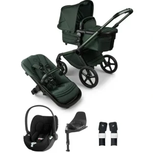 Shop All | Bugaboo Fox 5 Noir Limited Edition + Cloud T Travel System - CaringForTots - Professional Baby and Children's Products | Caring for Growth, Caring for Every Moment