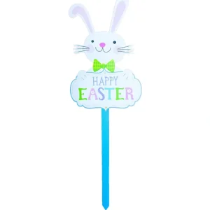 Shop All | Bunny With Happy Easter Yard Sign 24 Inches - CaringForTots - Professional Baby and Children's Products | Caring for Growth, Caring for Every Moment