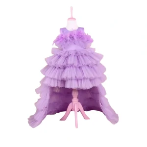 Shop All | Camellia Lilac Party Dress - CaringForTots - Professional Baby and Children's Products | Caring for Growth, Caring for Every Moment