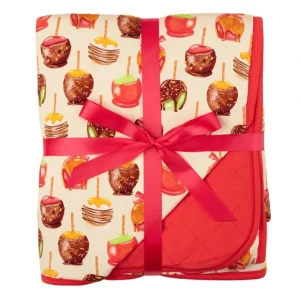 Shop All | Candy Apples | Quilted Bamboo Toddler Blanket - CaringForTots - Professional Baby and Children's Products | Caring for Growth, Caring for Every Moment