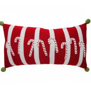 Shop All | Candy Cane Lumbar Pillow - CaringForTots - Professional Baby and Children's Products | Caring for Growth, Caring for Every Moment