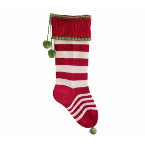 Shop All | Candy Striped Rib-cuff Stocking - CaringForTots - Professional Baby and Children's Products | Caring for Growth, Caring for Every Moment