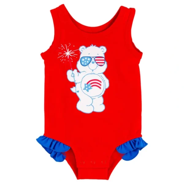 Shop All | Care Bears America Cares Swimsuit - CaringForTots - Professional Baby and Children's Products | Caring for Growth, Caring for Every Moment